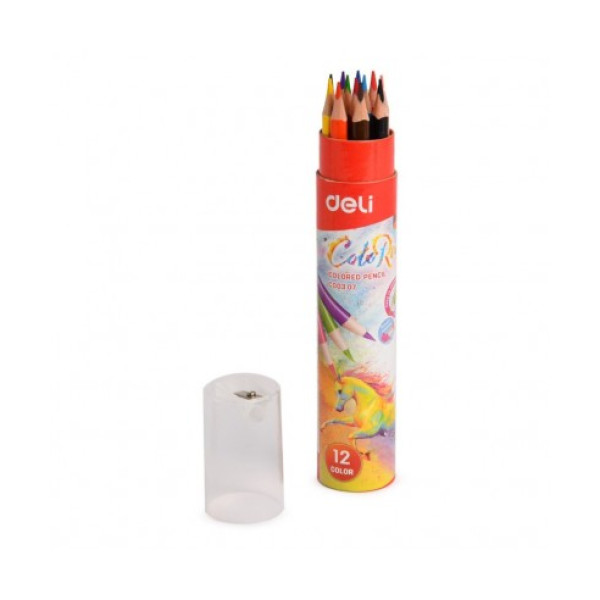 Bút chì 12 màu C00307 (Deli)